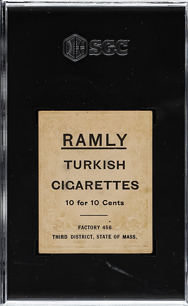 1909 T204 Ramly Tobacco Clyde Milan SGC VG/EX+ 4.5