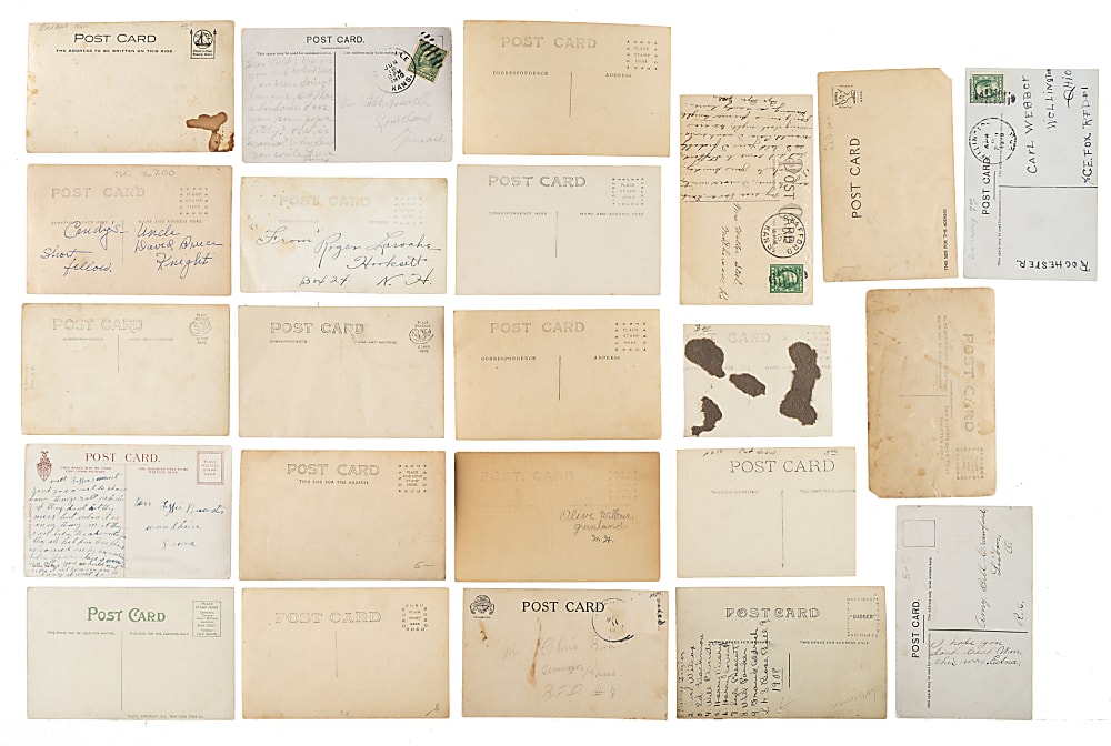 Circa 1900s to 1930s Baseball Team and Stadium Postcard Collection (54)