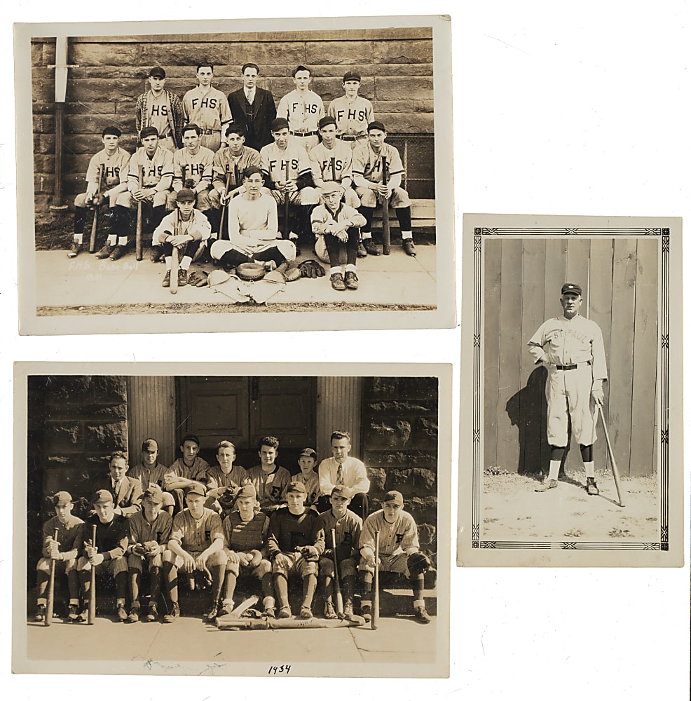 Circa 1900s to 1930s Baseball Team and Stadium Postcard Collection (54)