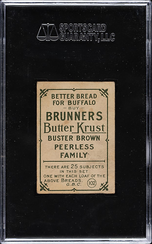 1911-1914 D304 Brunners Bread Ty Cobb SGC VG 40