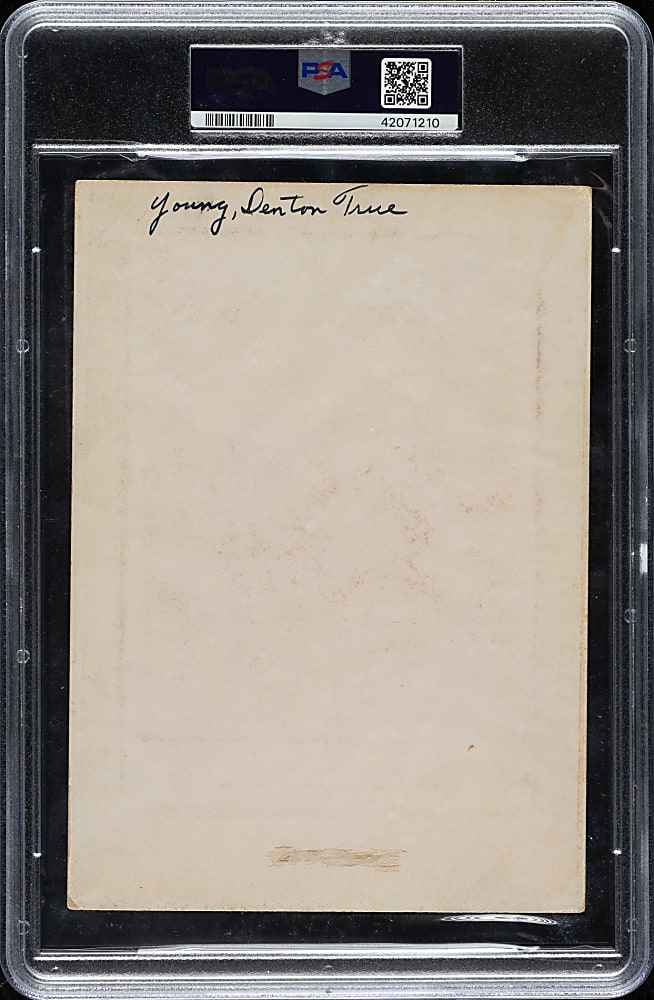 1902-1911 W600 Sporting Life Cabinet Cy Young PSA GOOD 2 (MK) - Type 3 Mount