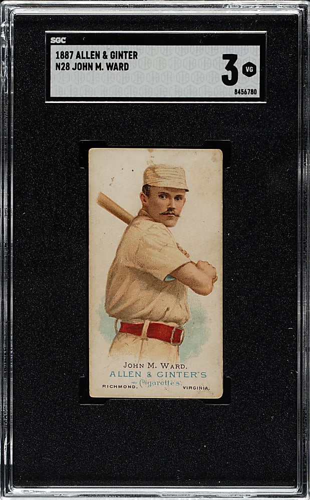 1888 N28 Allen & Ginter John Ward SGC VG 3