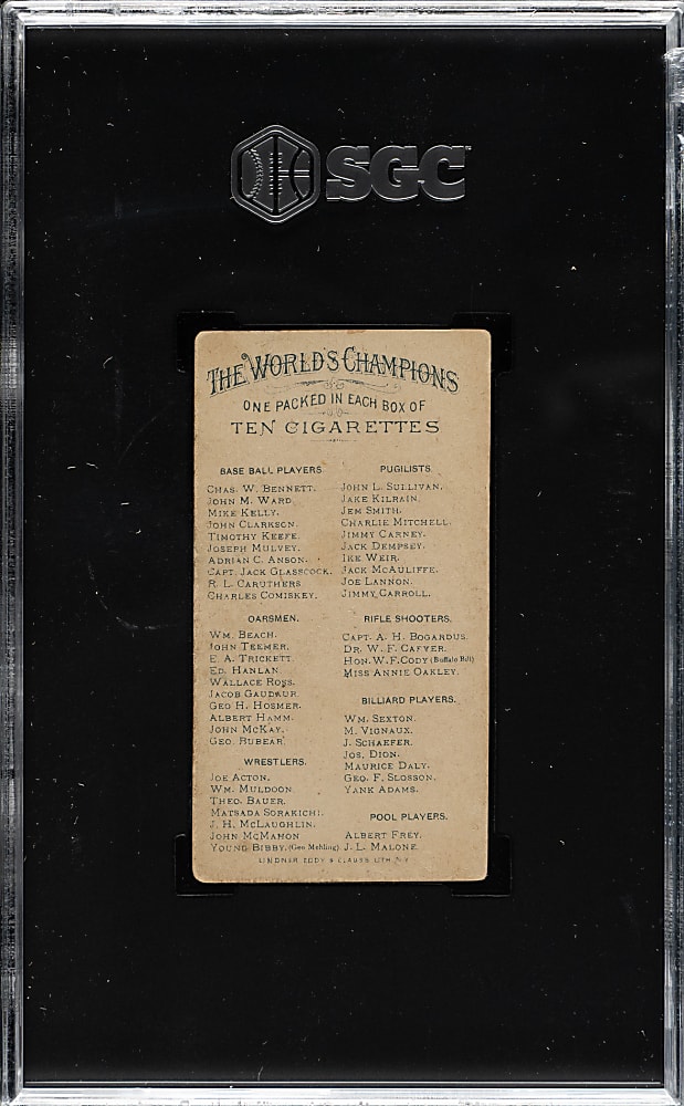 1888 N28 Allen & Ginter John Ward SGC VG 3