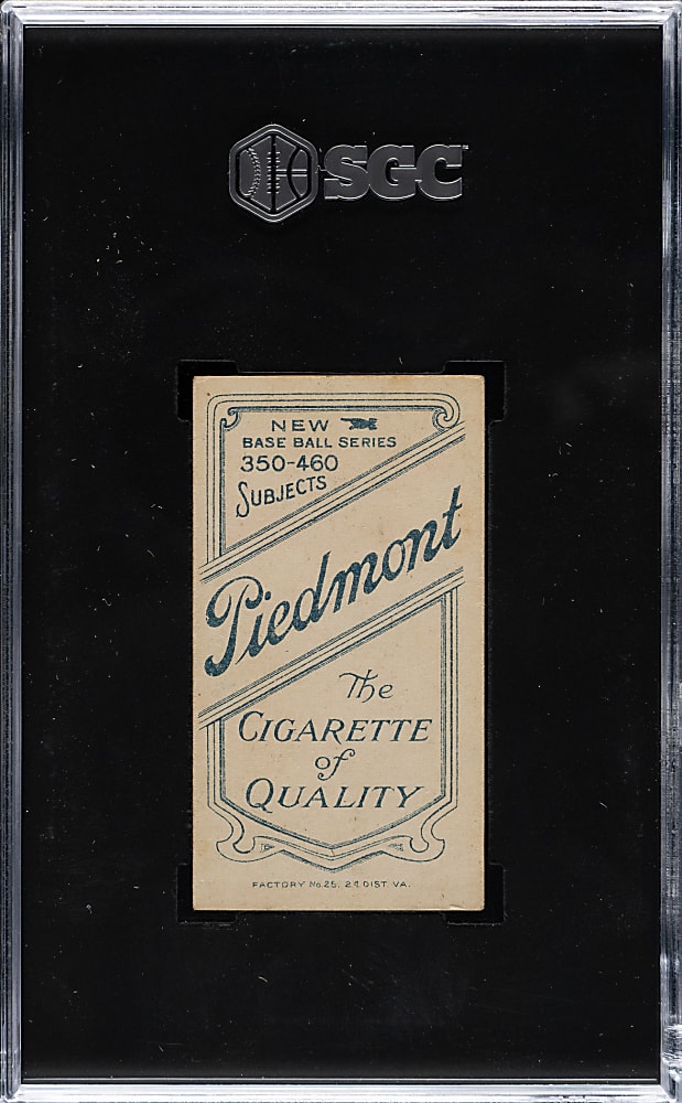 1909-1911 T206 White Border Zack Wheat Rookie SGC EX 5