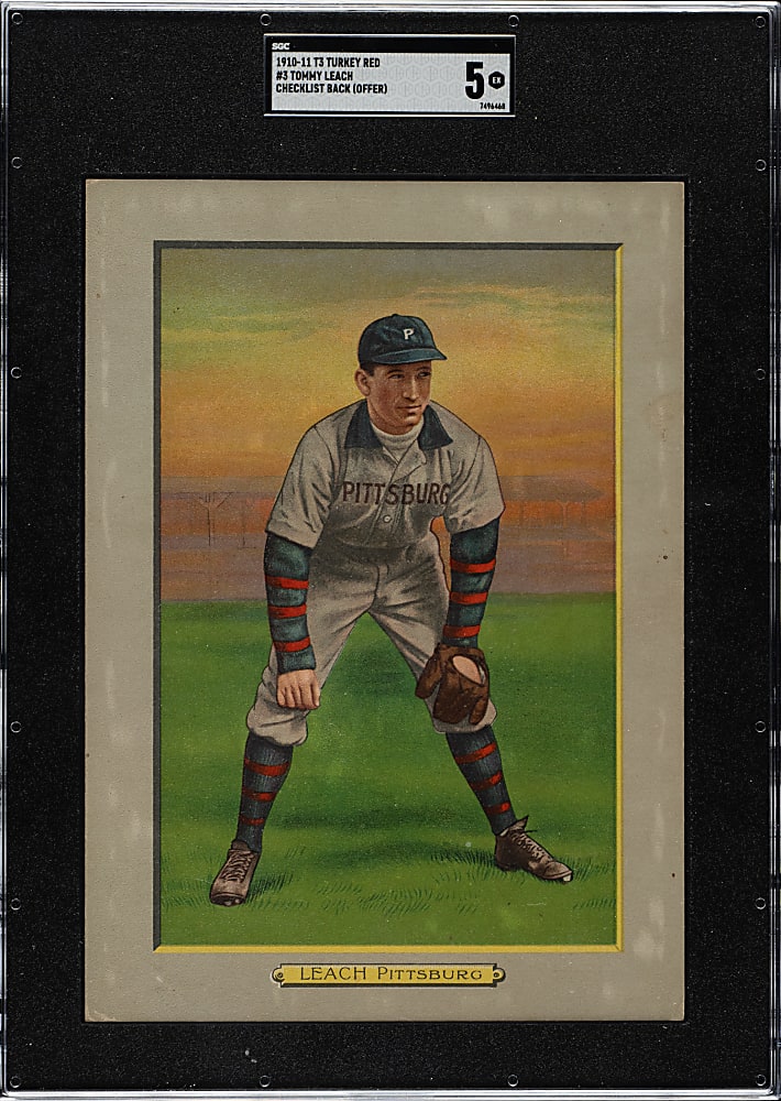 1911 T3 Turkey Red #3 Tommy Leach SGC EX 5