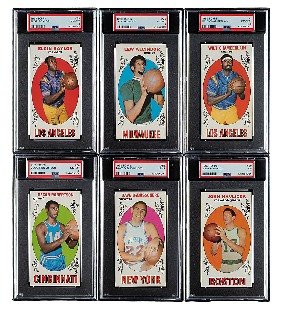 1969-1970 Topps Basketball PSA-Graded Complete Set (99)