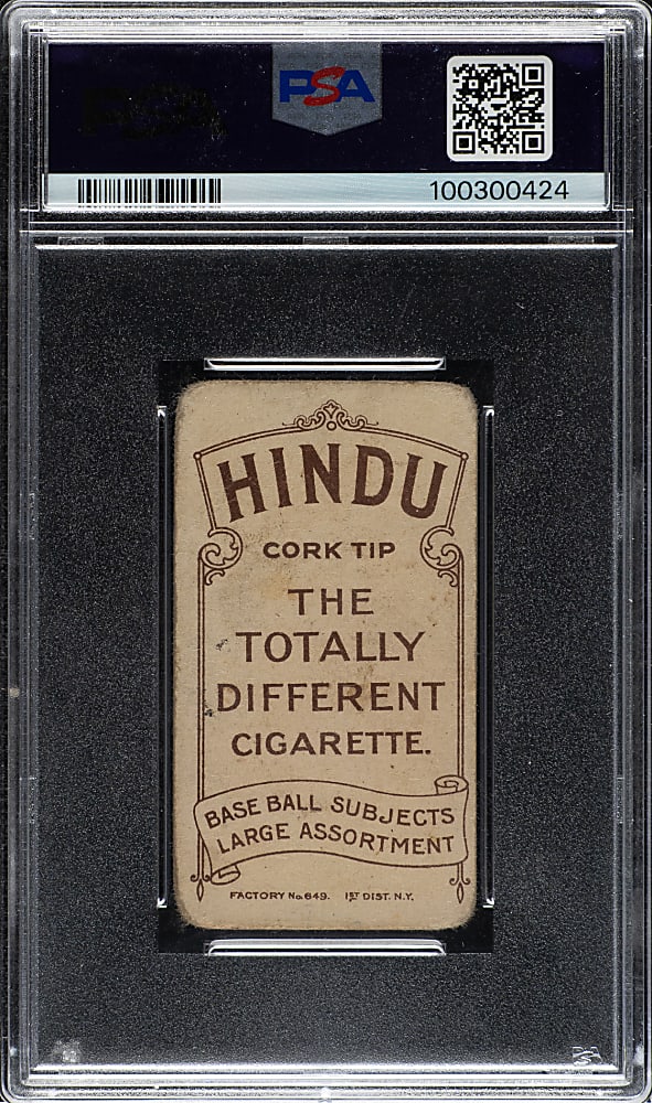 1909-1911 T206 White Border Ed Walsh PSA FAIR 1.5 - Brown Hindu Back