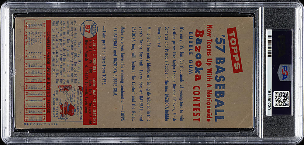 1957 Topps Salesman-Sample Three-Card Advertising Panel with Roberto Clemente