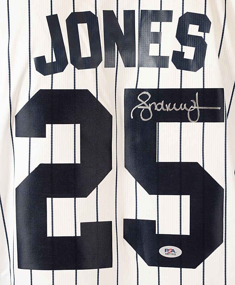 2023 Andruw Jones The Netherlands World Baseball Classic Signed Coach-Worn Jersey- Direct Player Provenance