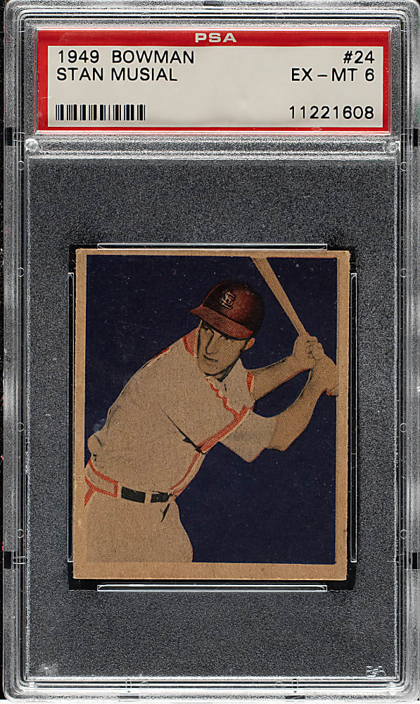 1949 Bowman #24 Stan Musial PSA EX-MT 6