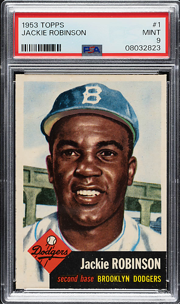 1953 Topps #1 Jackie Robinson PSA MINT 9