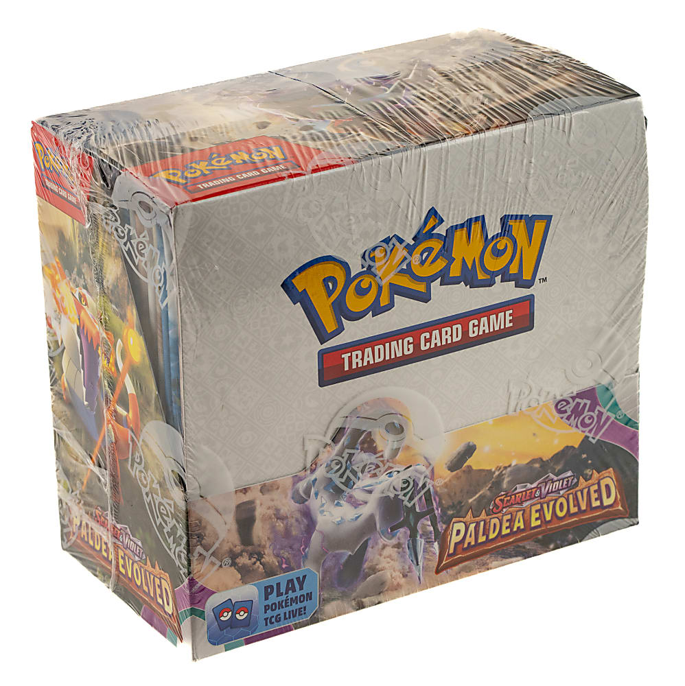 2023 Pokemon Scarlet & Violet Paldea Evolved Factory-Sealed Unopened Booster Box (36 Packs)