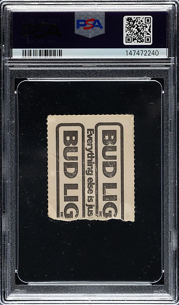 June 9, 1987 Boston Celtics (vs. Los Angeles Lakers) NBA Finals Game 4 Ticket Stub PSA GOOD 2 - Magic Johnson "Baby Sky Hook"