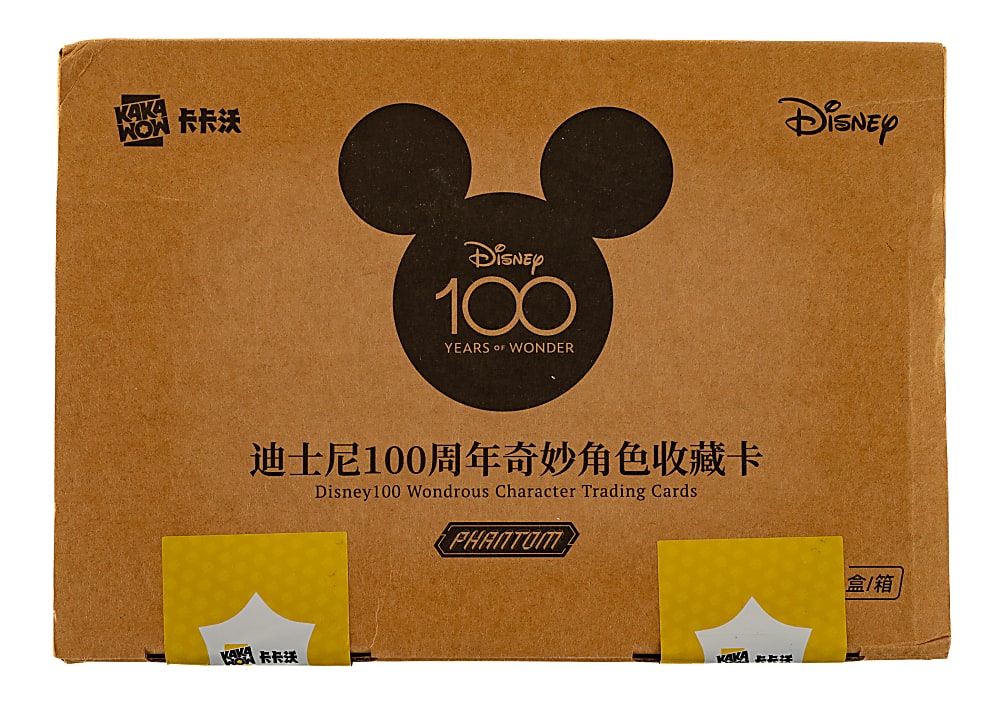 2023 Kakawow Phantom Marvel Disney 100 Years of Wonder Factory-Sealed Unopened Case (10 Boxes, 100 Packs)