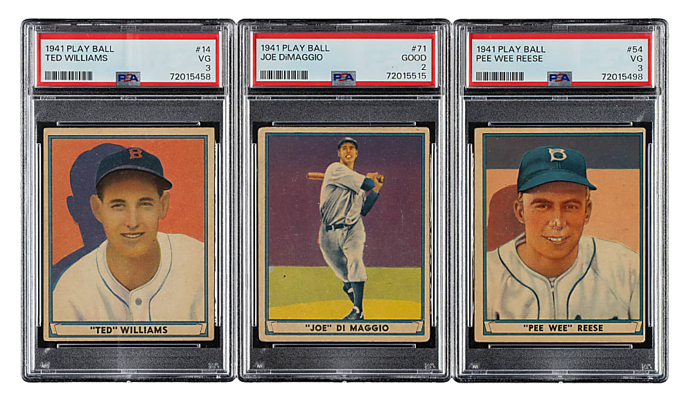 1941 R336 Play Ball PSA-Graded Complete Set (72)