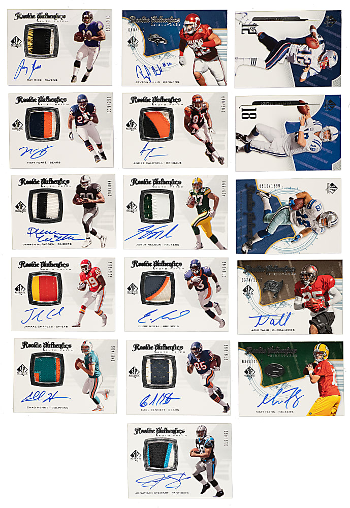 2008 SP Authentic Football Near-Complete Set (299/301)