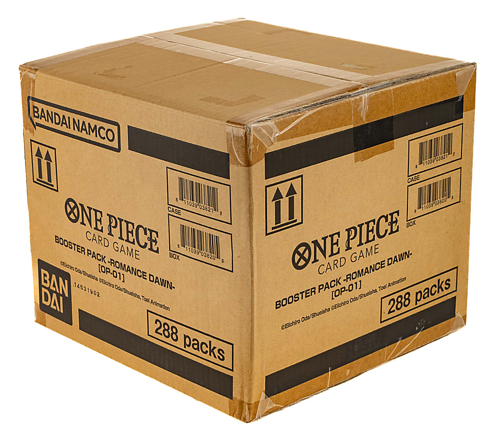 2022 Bandai One Piece Romance Dawn OP-01 Original Booster Box Blue Bottom Case (12 Unopened Factory-Sealed Boxes)