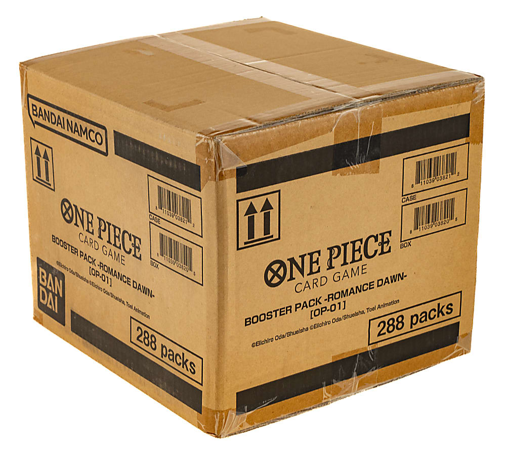2022 Bandai One Piece Romance Dawn OP-01 Original Booster Box Blue Bottom Case (12 Unopened Factory-Sealed Boxes)
