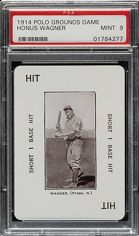 1914 WG4 Polo Grounds Game Honus Wagner PSA MINT 9