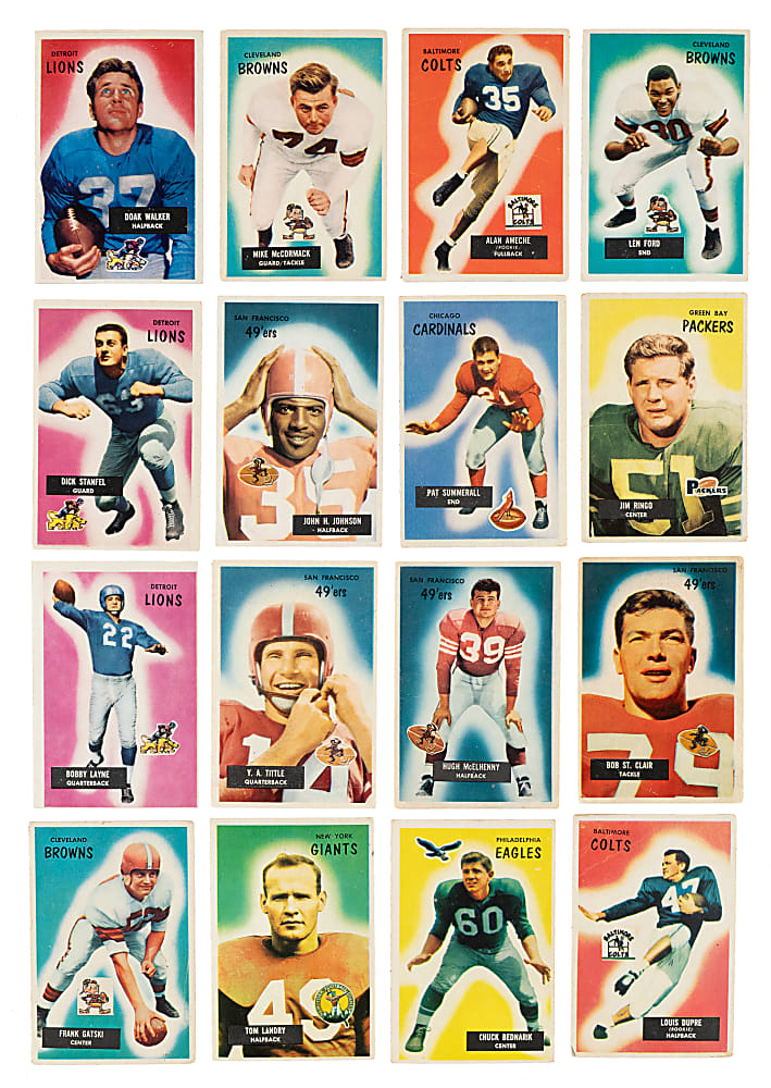 1955 Bowman Football Complete Set (160)