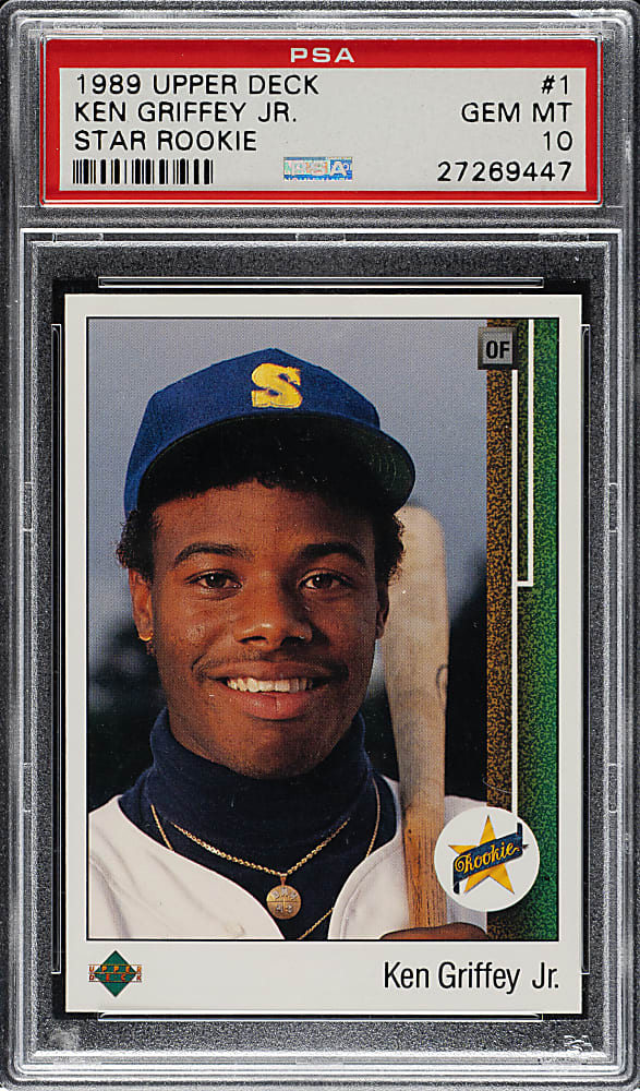 1989 Upper Deck #1 Ken Griffey Jr. Rookie PSA GEM MINT 10