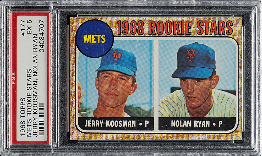 1968 Topps #177 Nolan Ryan Rookie PSA EX 5