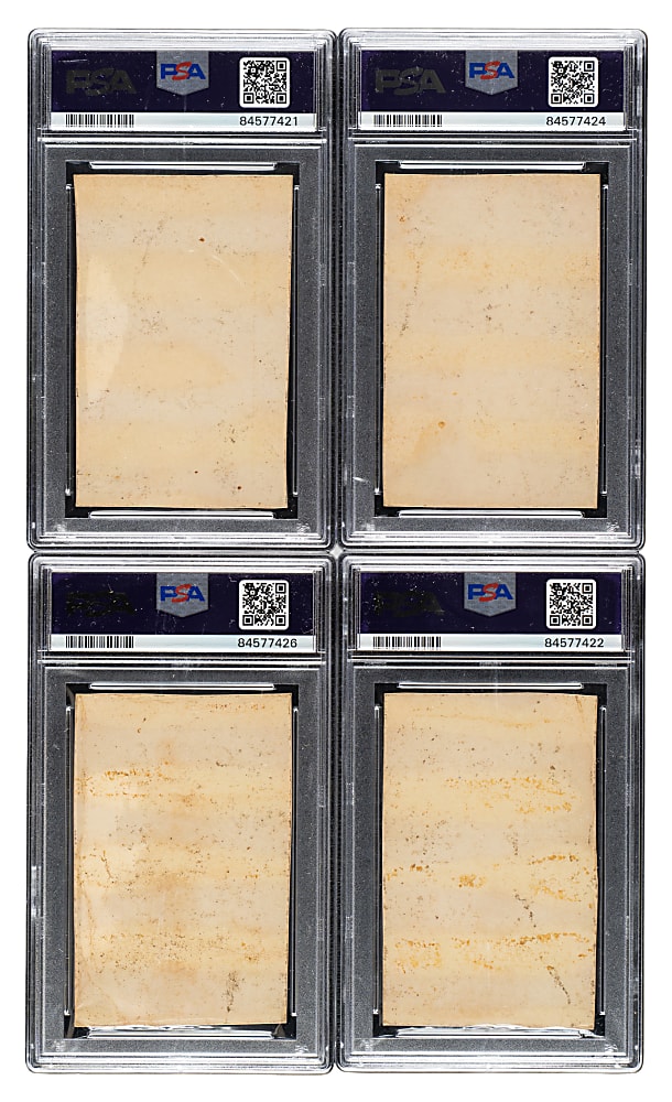 1954 Esskay Hot Dogs Orioles PSA-Graded Collection (4)