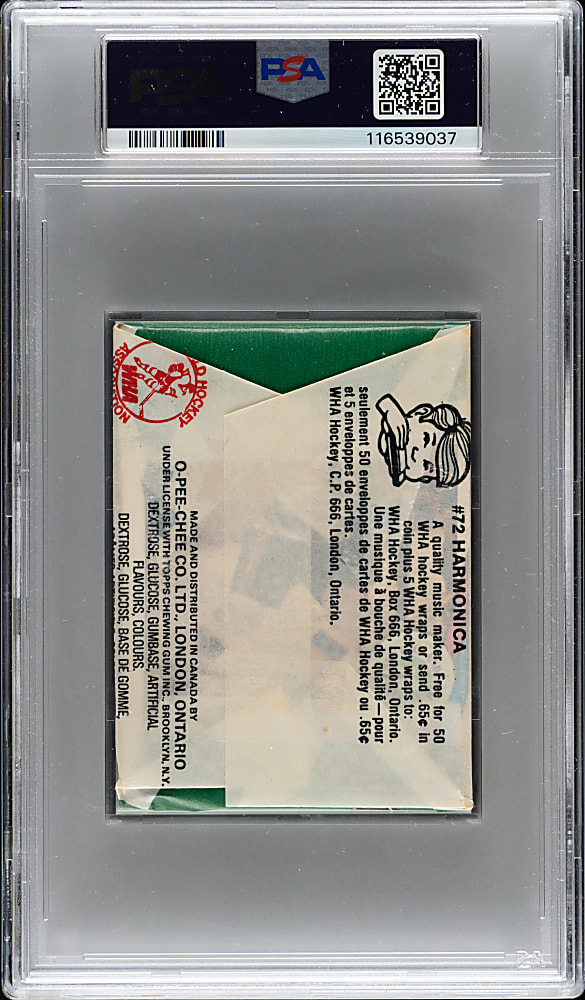 1977-1978 O-Pee-Chee WHA Hockey Unopened Wax Pack PSA GEM MINT 10