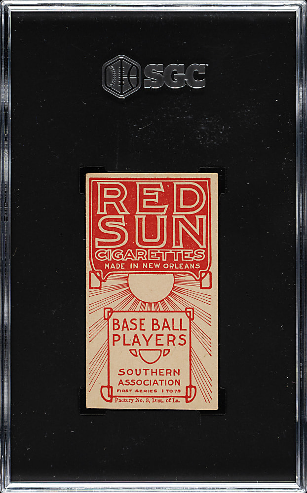 1910 T211 Red Sun Cigarettes Percy Wilder SGC VG/EX+ 4.5