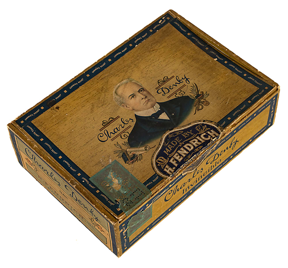 1930s Gabby Hartnett Cigar Box