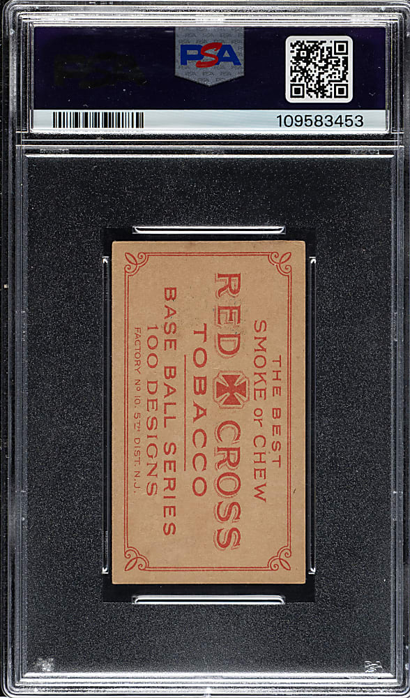1910-1912 T215 Red Cross Tobacco (Type 2) Larry Doyle Portrait PSA VG 3 - The Only PSA-Graded Example!