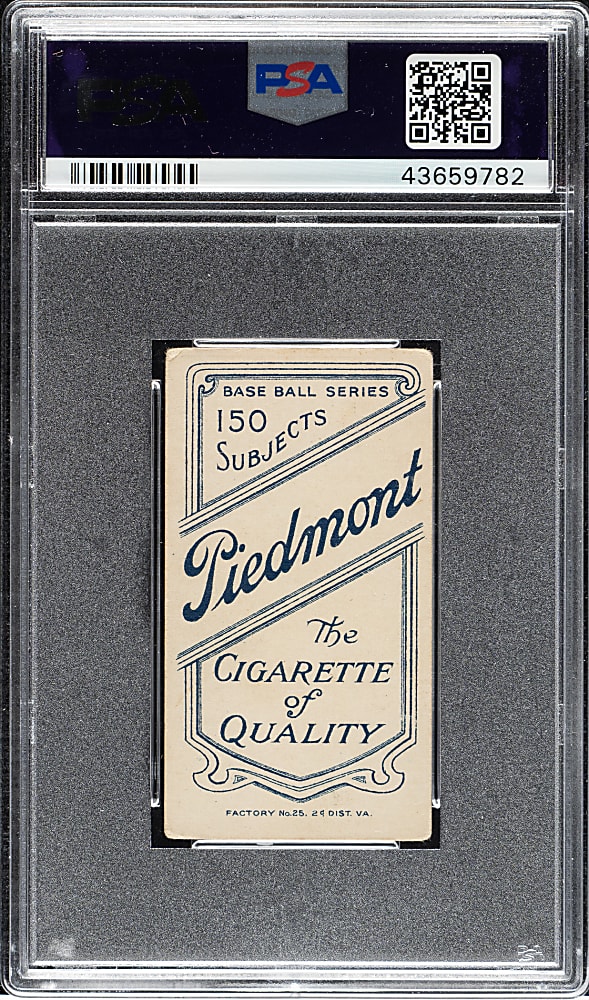 1909-1911 T206 White Border Mordecai Brown Cubs on Shirt PSA VG-EX 4