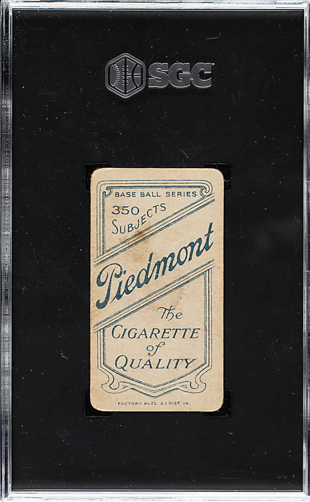 1909-1911 T206 White Border Nap Lajoie Portrait SGC GOOD 2