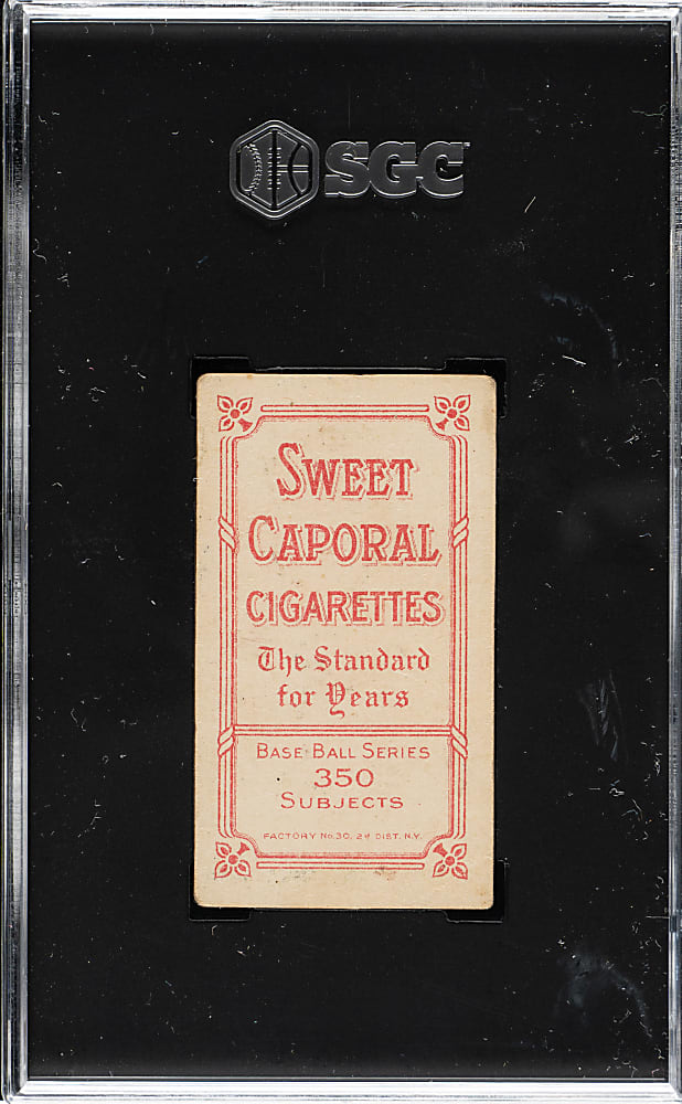 1909-1911 T206 White Border Nap Lajoie with Bat SGC GOOD+ 2.5