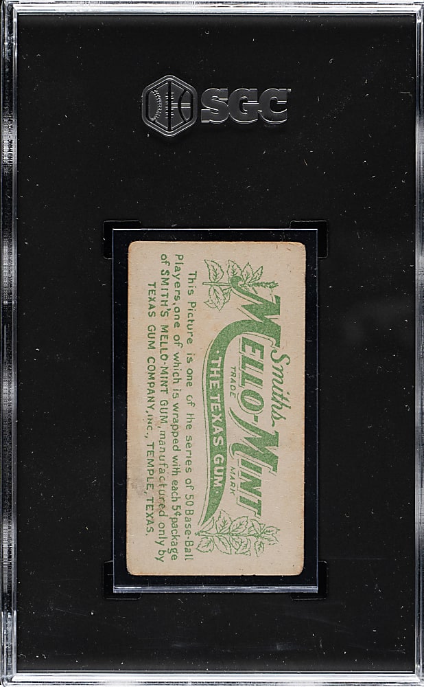 1910 E105 Mello-Mint Gum Nap Lajoie SGC GOOD 2