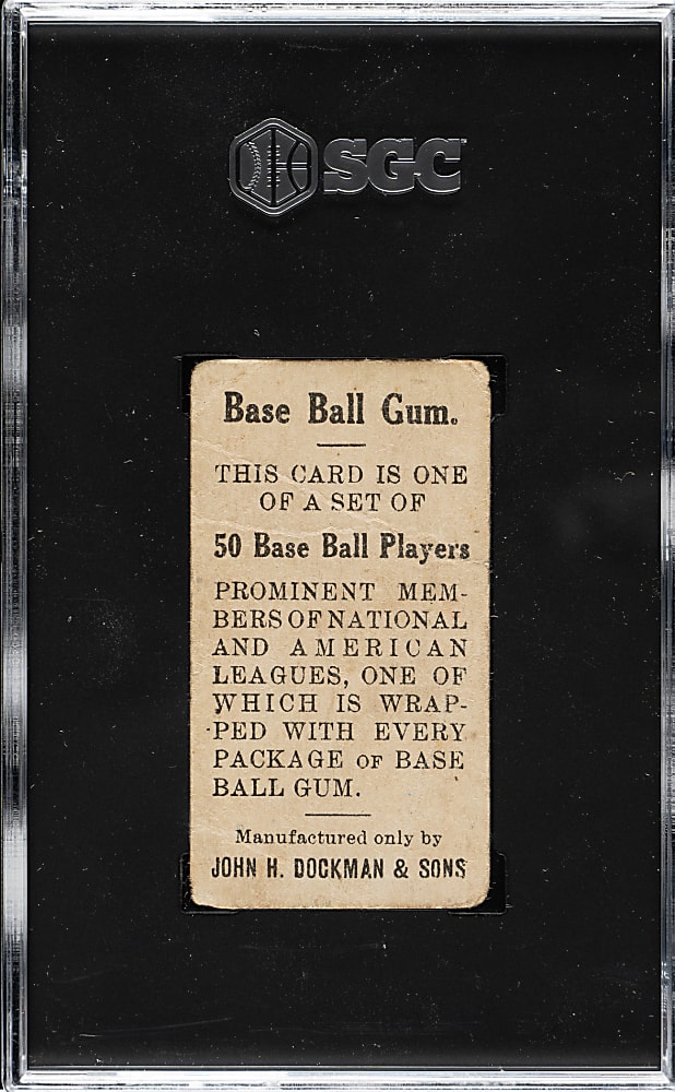 1909 E92 Dockman & Sons Nap Lajoie SGC POOR 1