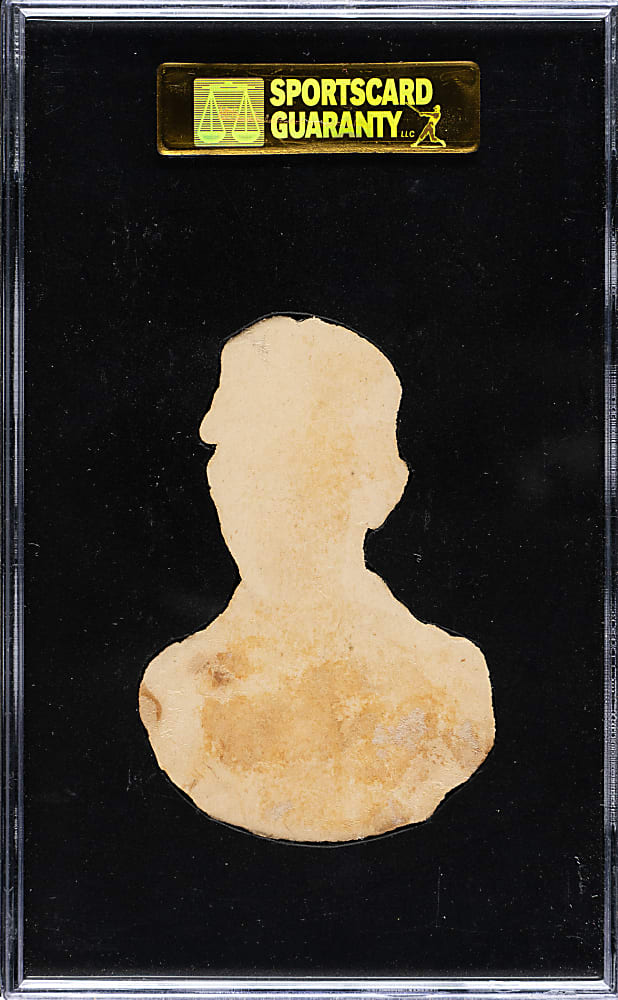 1888 H. D. Smith & Company Baseball Gum Card Die-Cuts William "Yank" Robinson SGC GOOD 30