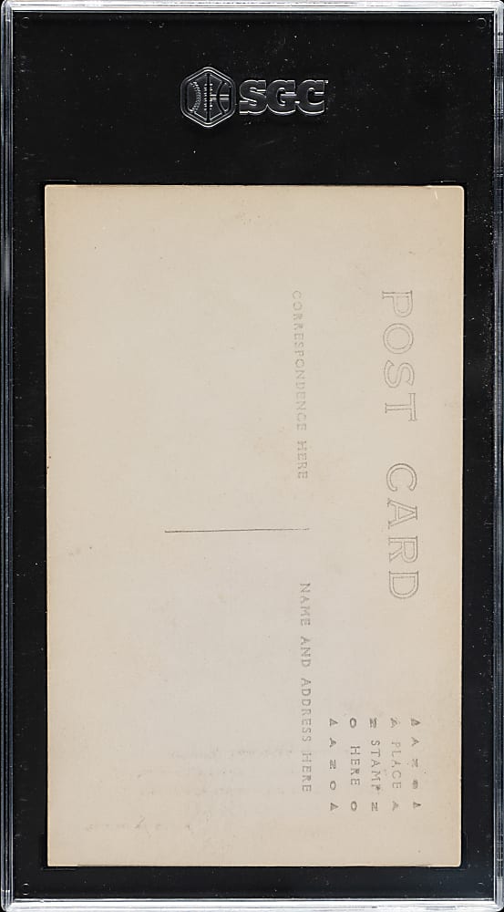 Circa 1912 Jim Thorpe Real-Photo Postcard SGC VG/EX 4