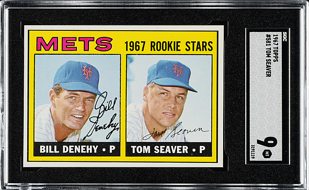 1967 Topps #581 Tom Seaver Rookie SGC MINT 9