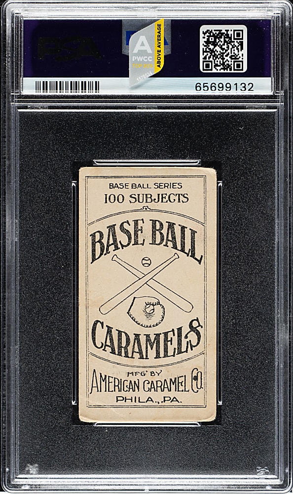 1909-1911 E90-1 American Caramel Willie Keeler Portrait Pink Background PSA GOOD 2