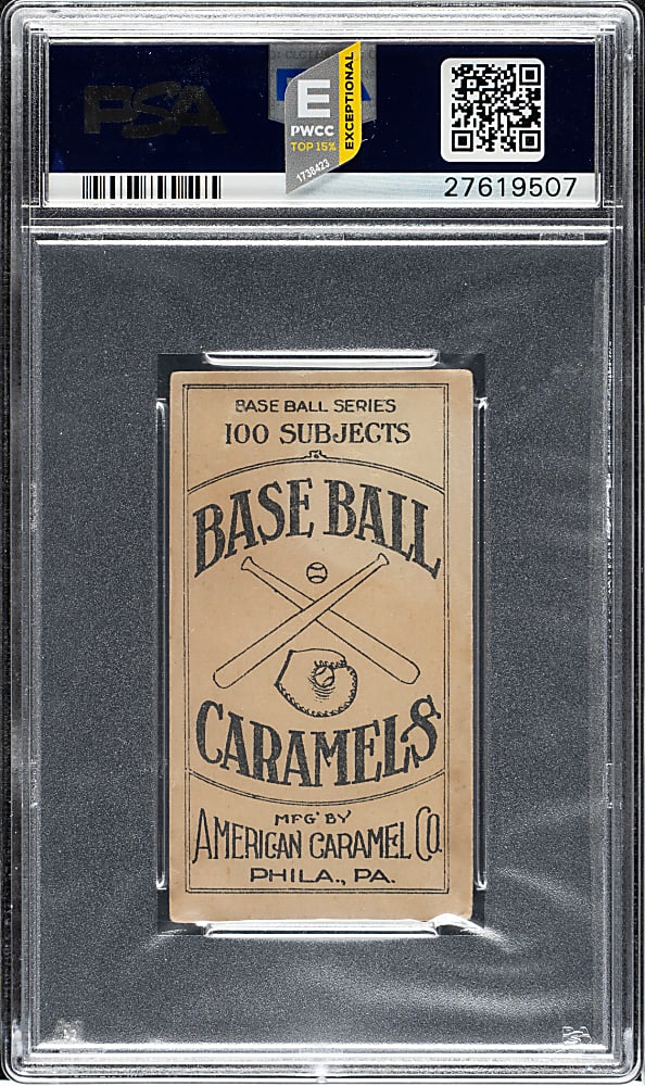 1909-1911 E90-1 American Caramel Cy Young Cleveland PSA GOOD+ 2.5