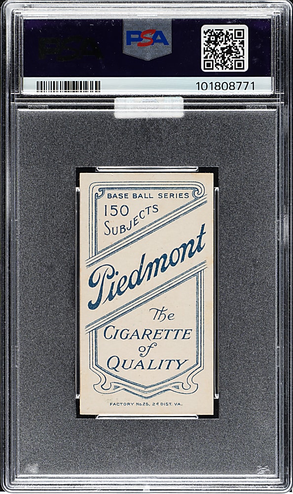 1909-1911 T206 White Border Harry Davis (H. Davis on Front) PSA NM 7 (MBA Silver Diamond)