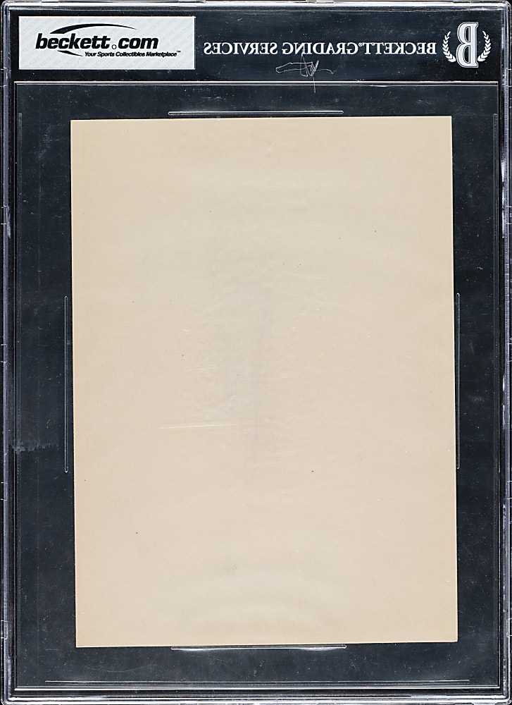 1947 Brooklyn Dodgers Team Issue Duke Snider Rookie BGS NM-MT 8