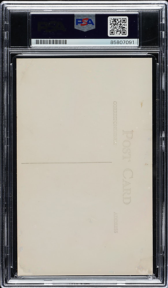 Tris Speaker Signed Real-Photo Postcard - PSA/DNA