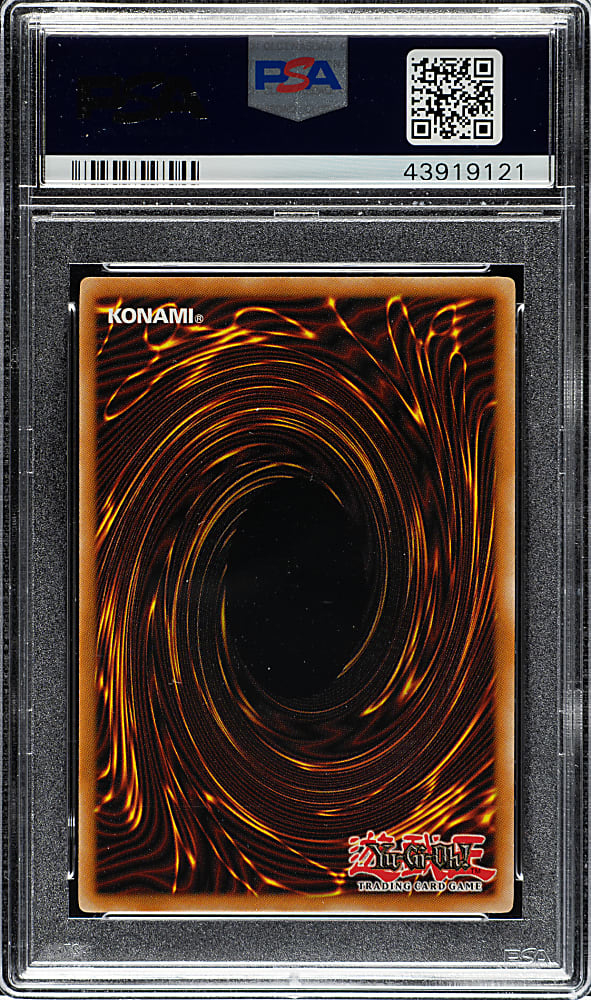 2002 Yu-Gi-Oh! Legend of Blue Eyes White Dragon #125 Gaia The Dragon Champion Secret Rare Holographic PSA GEM MINT 10