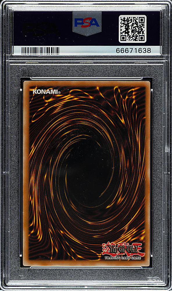 2003 Yu-Gi-Oh! Dark Crisis #105 Judgement of Anubis Secret Rare Holographic PSA GEM MINT 10