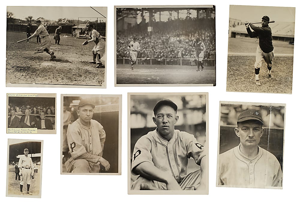 1910s to 1950s Pittsburgh Pirates Original Photograph Collection (24) Including Charles Conlon and Paul Thompson Photographs