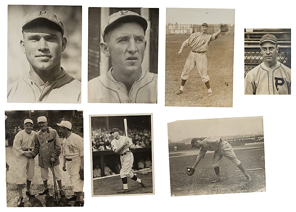 1910s to 1950s Pittsburgh Pirates Original Photograph Collection (24) Including Charles Conlon and Paul Thompson Photographs