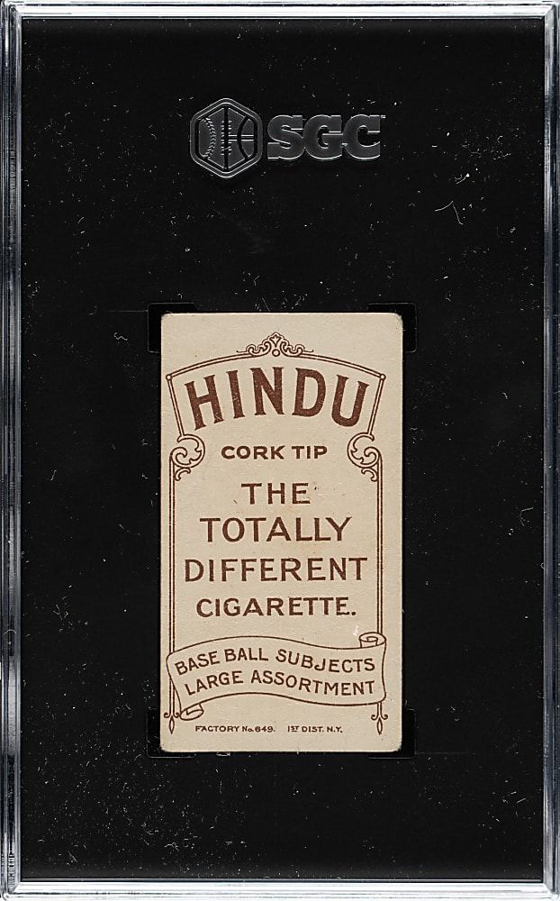 1909-1911 T206 White Border Mike Powers SGC FAIR 1.5 - Brown Hindu Back