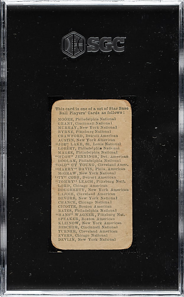 1911 E94 George Close Candy Red Murray SGC FAIR 1.5 - Gold Background